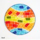 Dessous de plat rond Poisson Gaudi