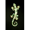 Salamandre décoration résine PM vert